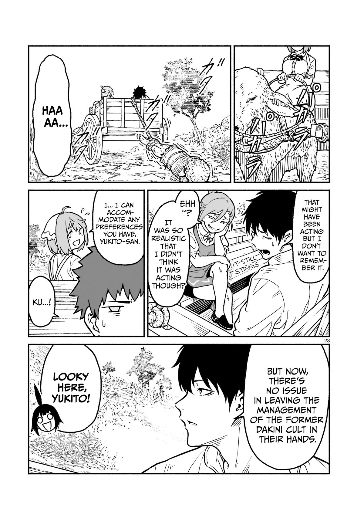 God's Activity in a World Without Gods Chapter 20 page 22 - Chapter 20: The story of exceeding 10000 believers in another world