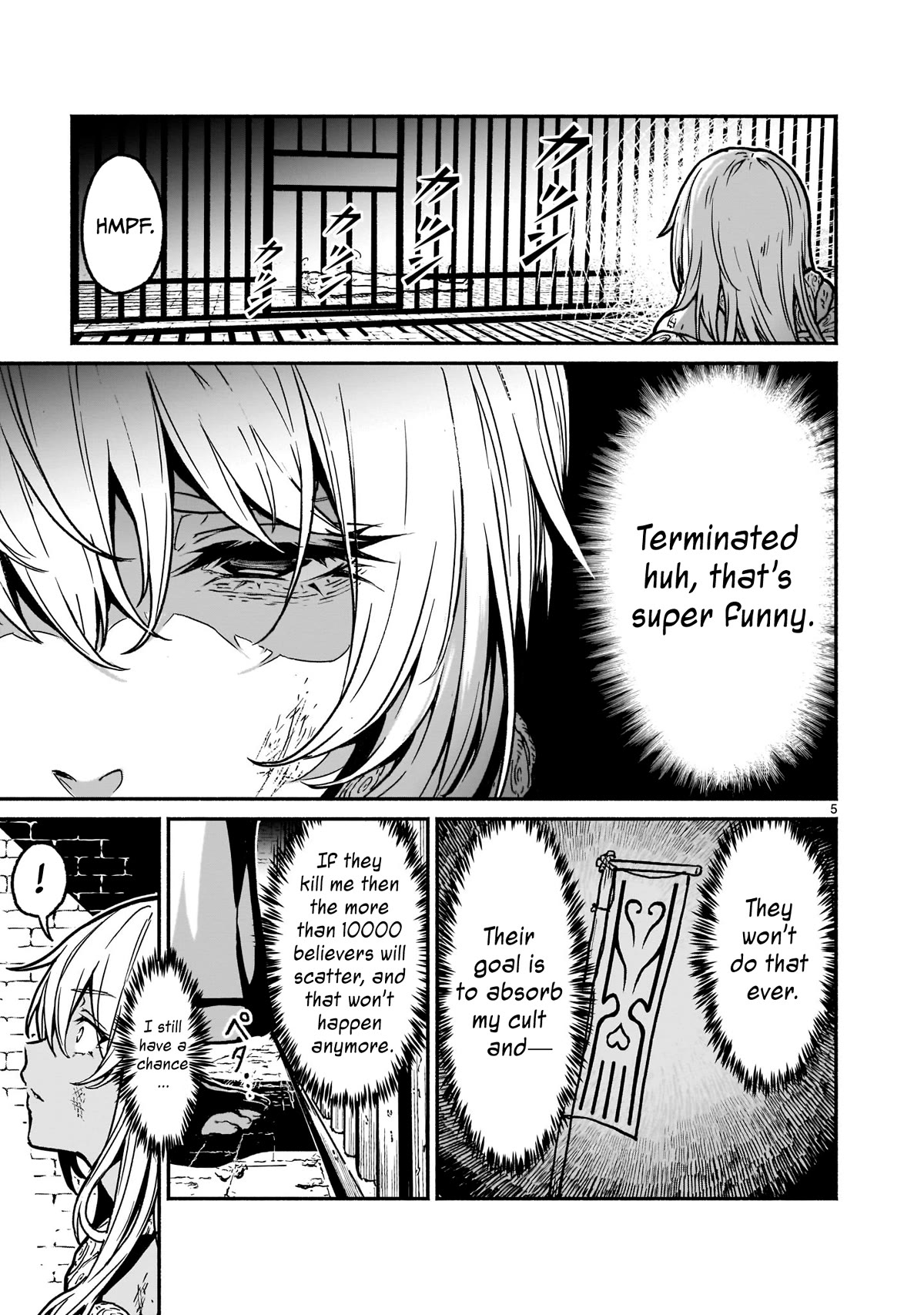 God's Activity in a World Without Gods Chapter 20 page 5 - Chapter 20: The story of exceeding 10000 believers in another world