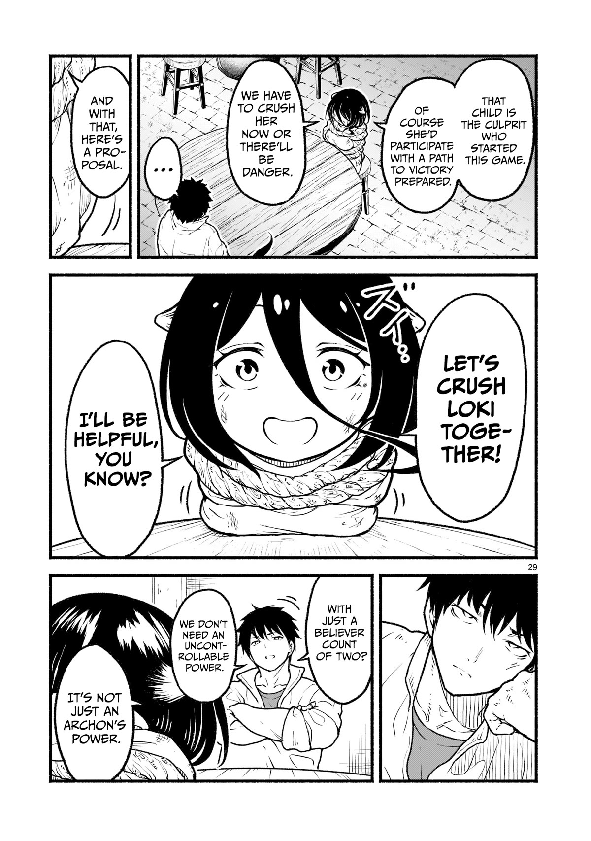God's Activity in a World Without Gods Chapter 22 page 26 - Chapter 22: The story of an incompetent God's survival strategy in another world
