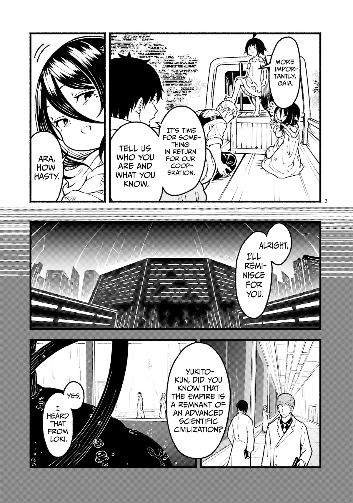 God's Activity in a World Without Gods Chapter 23 page 3 - Chapter 23: The story of unclear veracity told by a strange God
