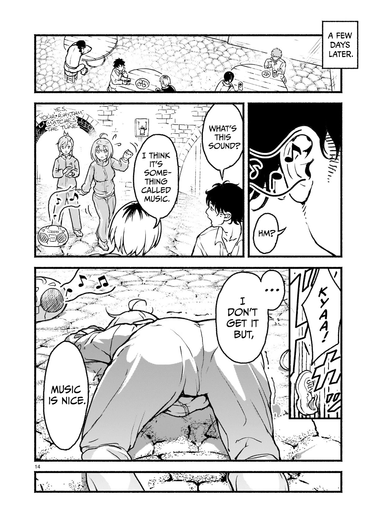 God's Activity in a World Without Gods Chapter 25 page 12 - Chapter 25: The story of listening to my singing in another world