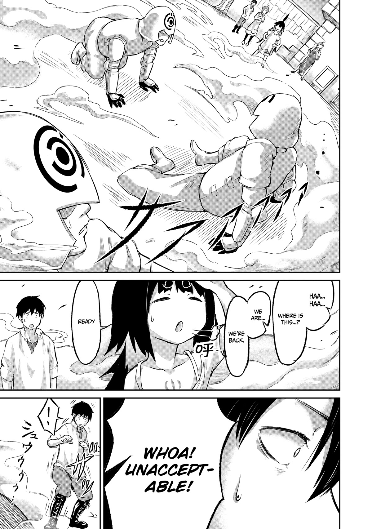 God's Activity in a World Without Gods Chapter 3 page 35 - Chapter 3: A story that attracts followers even in another world.