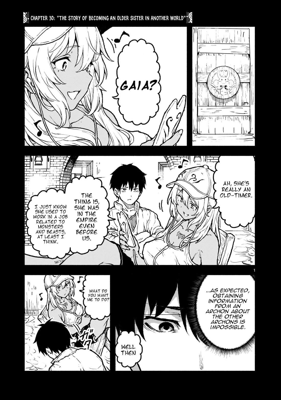 God's Activity in a World Without Gods Chapter 30 page 2 - Chapter 30: The Story of Becoming an Older Sister in Another World