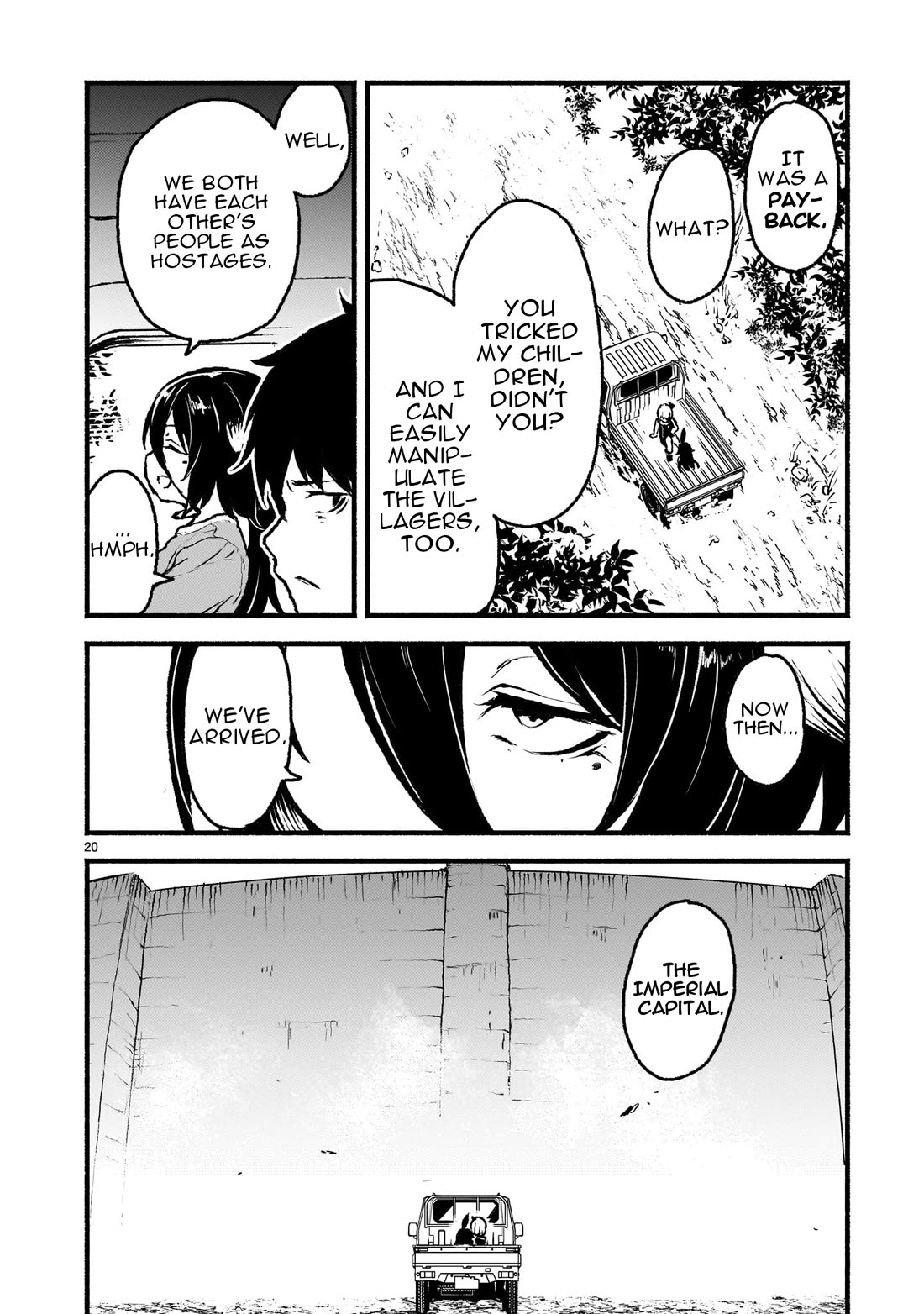 God's Activity in a World Without Gods Chapter 39 page 20 - Chapter 39: The Story of Raising but Not Raising a Defeat Flag in Another World
