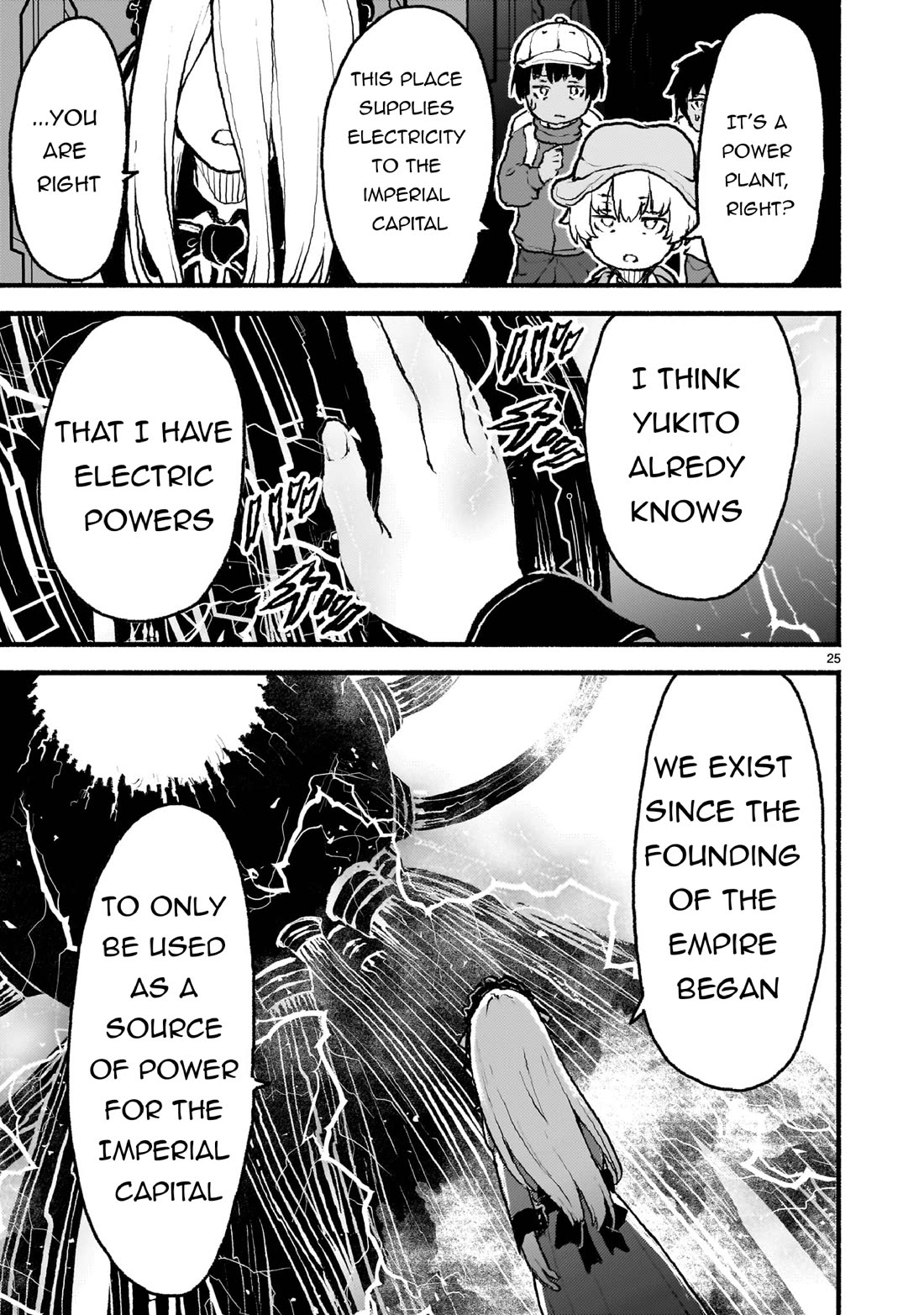 God's Activity in a World Without Gods Chapter 42 page 24 - Chapter 42: A Story About A Girl Generating Her Own Electricity In Another World