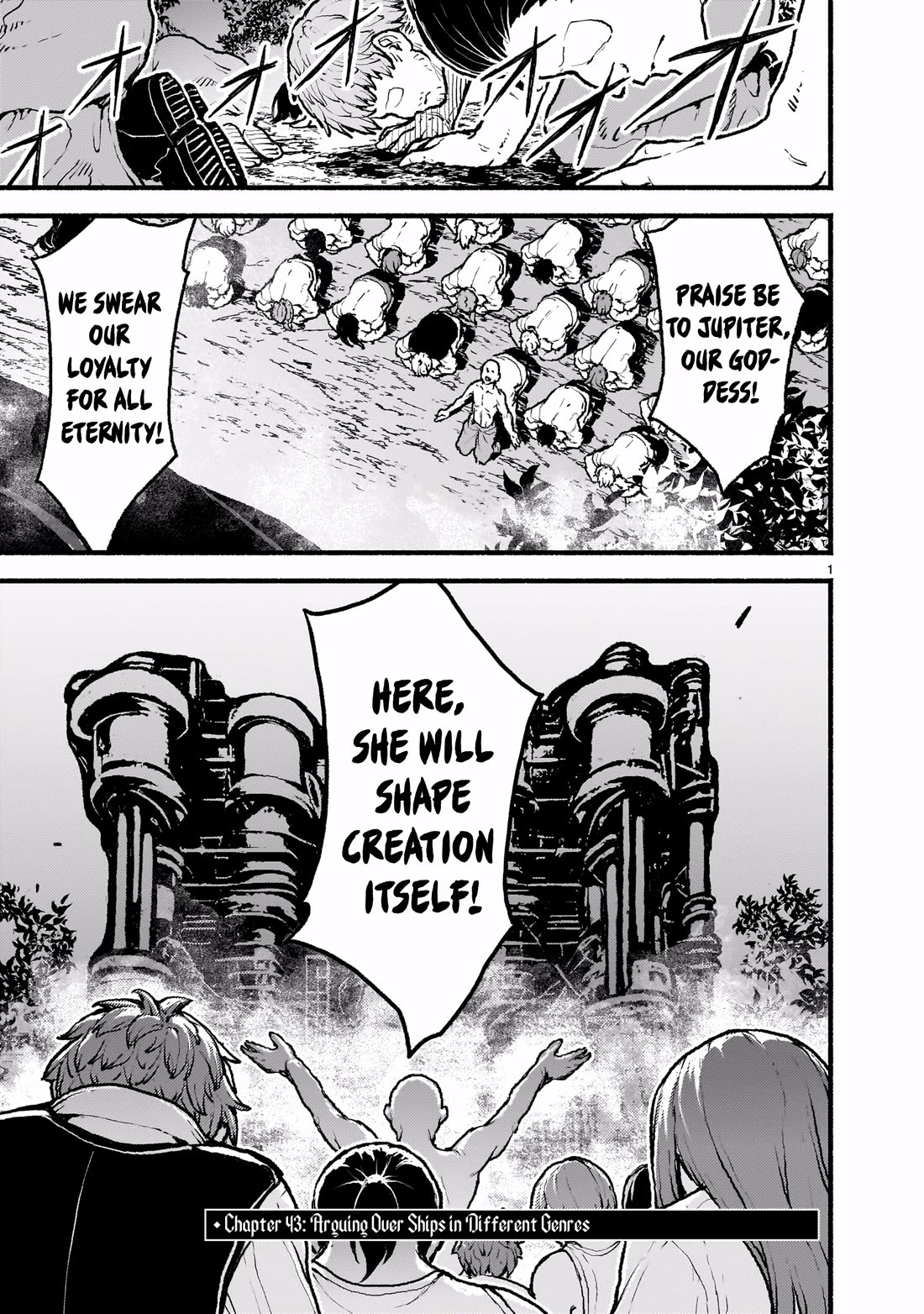 God's Activity in a World Without Gods Chapter 43 page 1 - Chapter 43: Arguing Over Ships In Different Genres