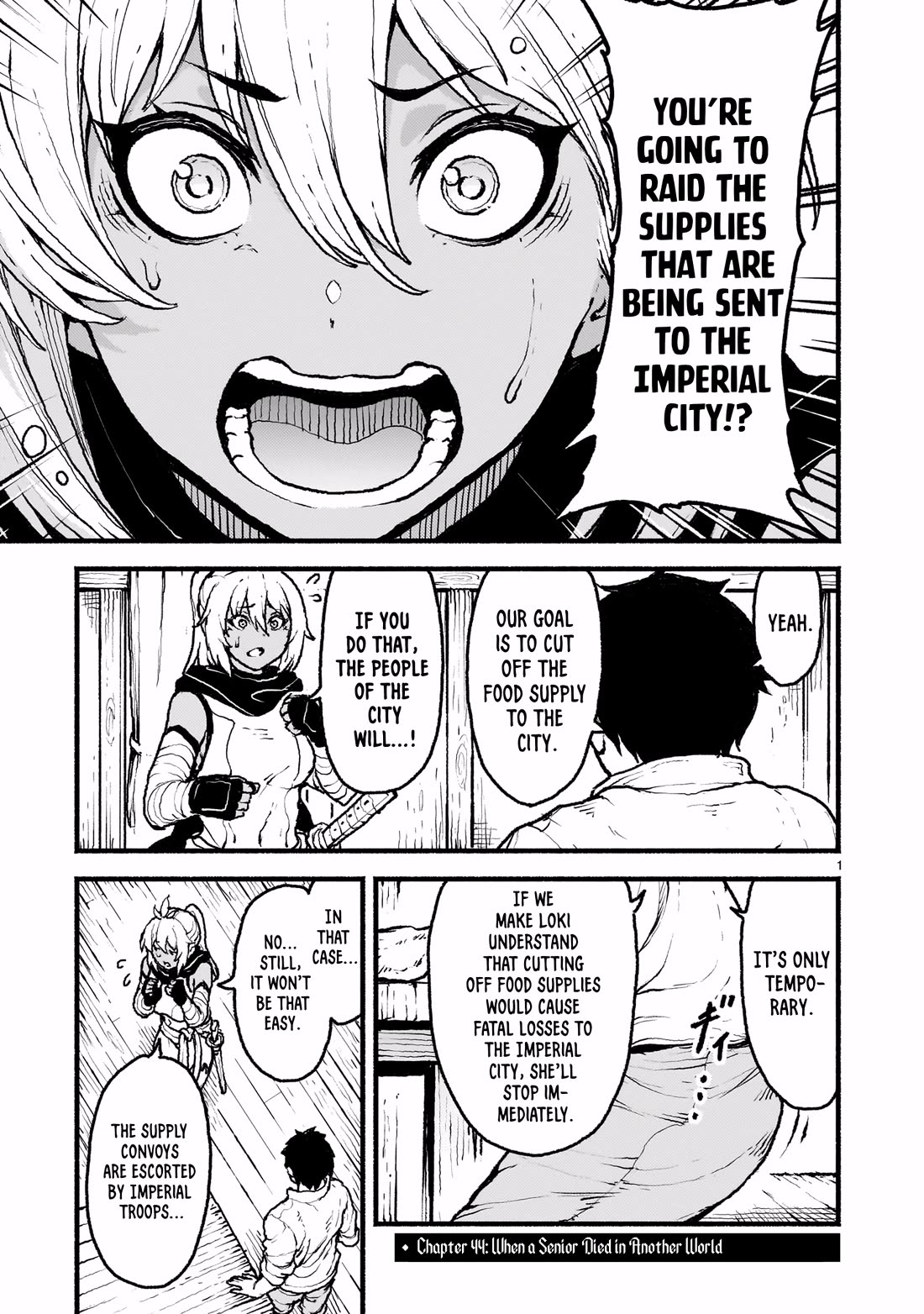 God's Activity in a World Without Gods Chapter 44 page 1 - Chapter 44: When A Senior Died In Another World
