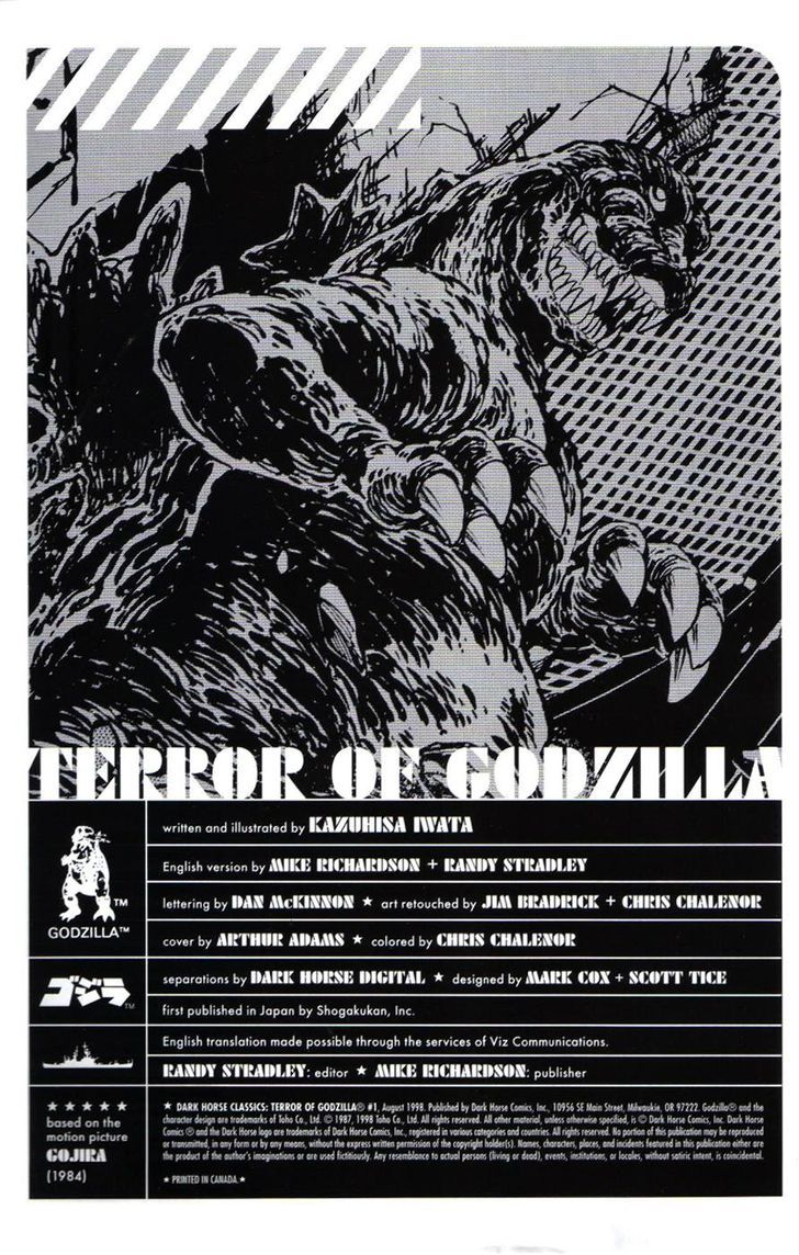 Godzilla Chapter 1 page 2 - Chapter 1
