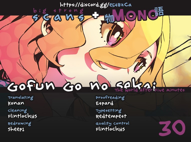 Gofun Go no Sekai Chapter 30 page 1 - Chapter 30: Thought, Pledge, Wish