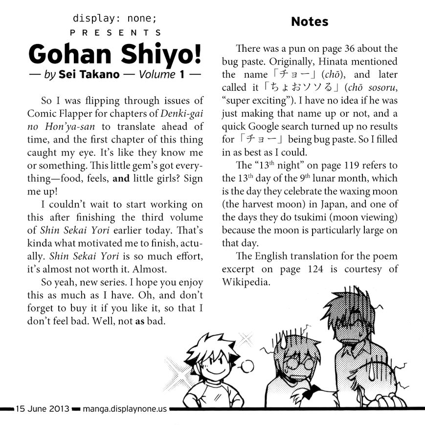 Gohan Shiyo! Chapter 5 page 36 - Chapter 5
