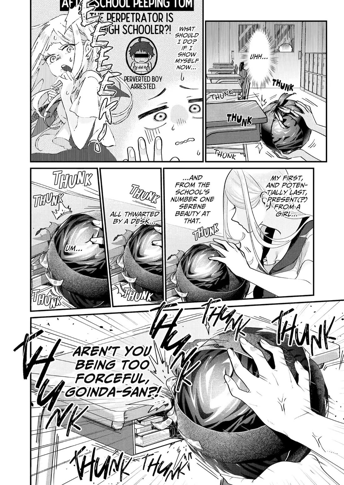 Goinda-san's Naughty Secret Chapter 1 page 11 - Chapter 1: My Desk vs Goinda