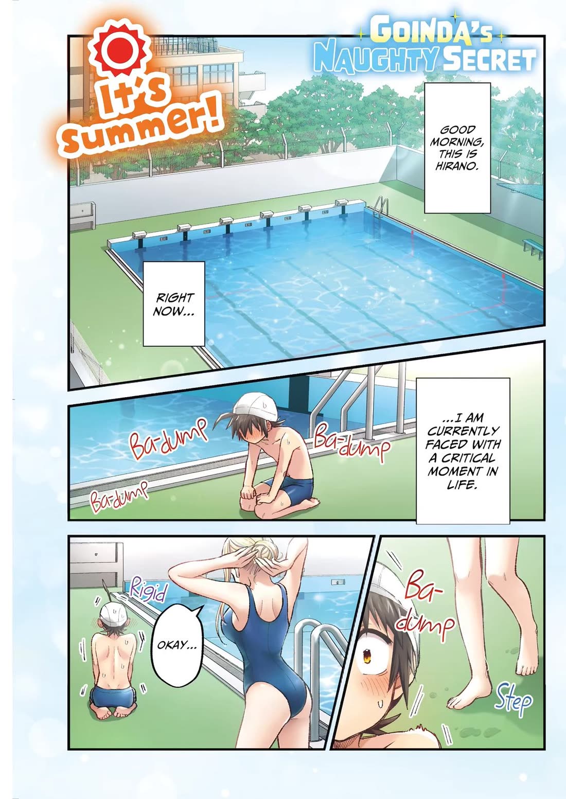 Goinda-san's Naughty Secret Chapter 19 page 1 - Chapter 19: Pool Lesson vs Goinda