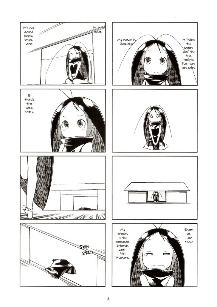 Gokiburi Gijinka Chapter 1.5 page 3 - Chapter 1.5
