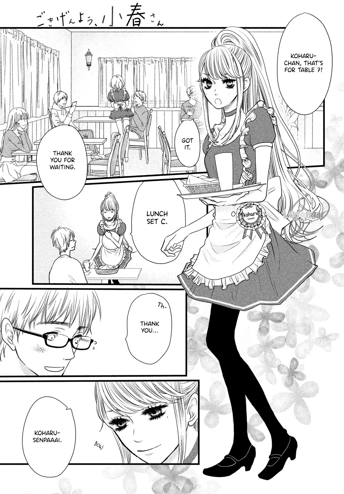 Gokigenyou, Koharu-san Chapter 1 page 13 - Chapter 1: Live 1
