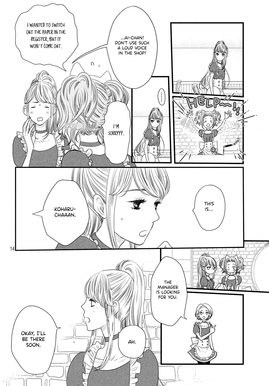Gokigenyou, Koharu-san Chapter 1 page 14 - Chapter 1: Live 1