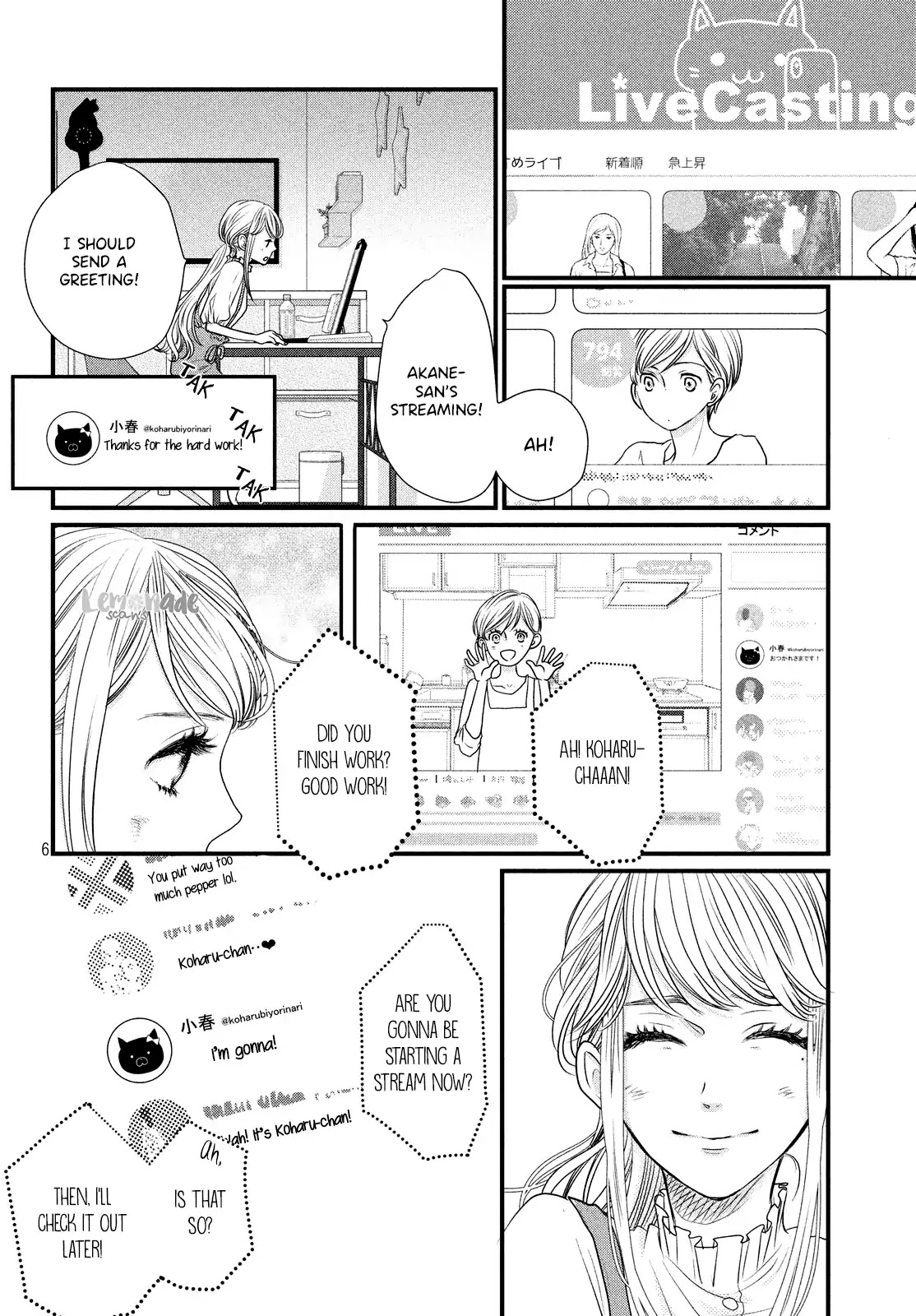 Gokigenyou, Koharu-san Chapter 1 page 6 - Chapter 1: Live 1