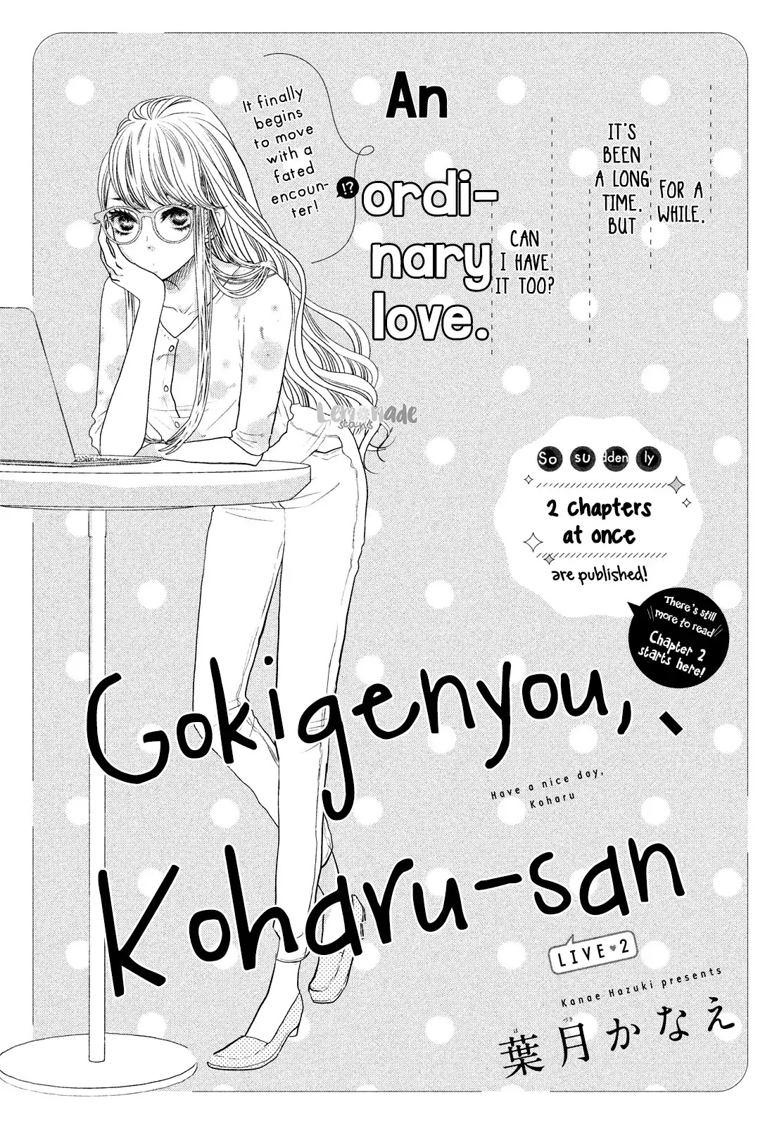 Gokigenyou, Koharu-san Chapter 2 page 2 - Chapter 2: Live 2