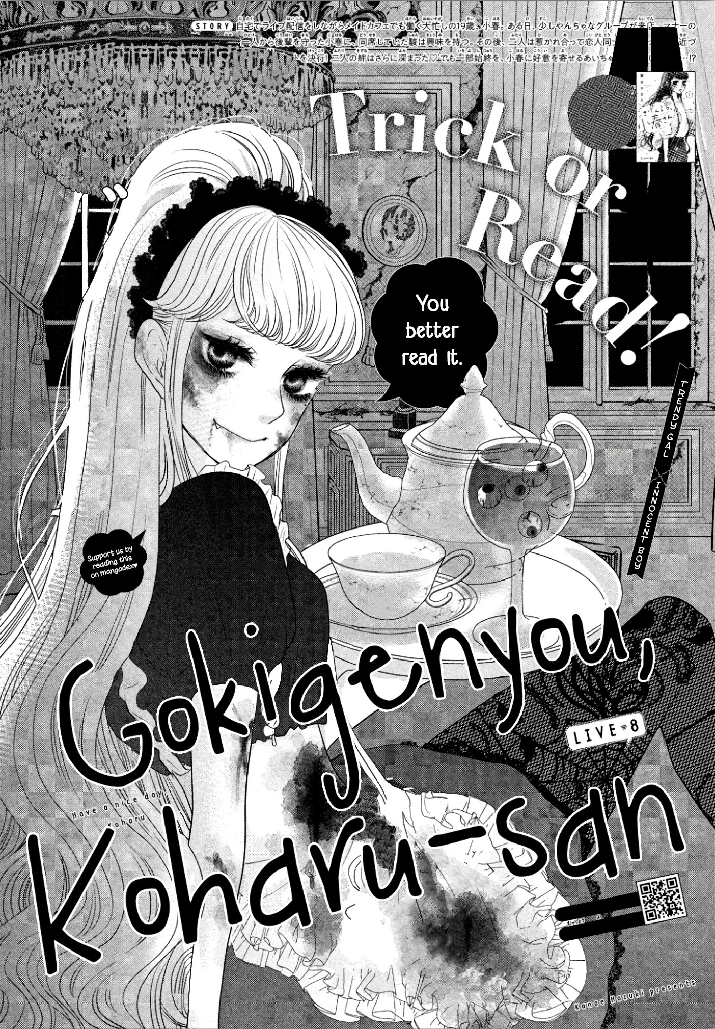 Gokigenyou, Koharu-san Chapter 8 page 4 - Chapter 8: Live 8