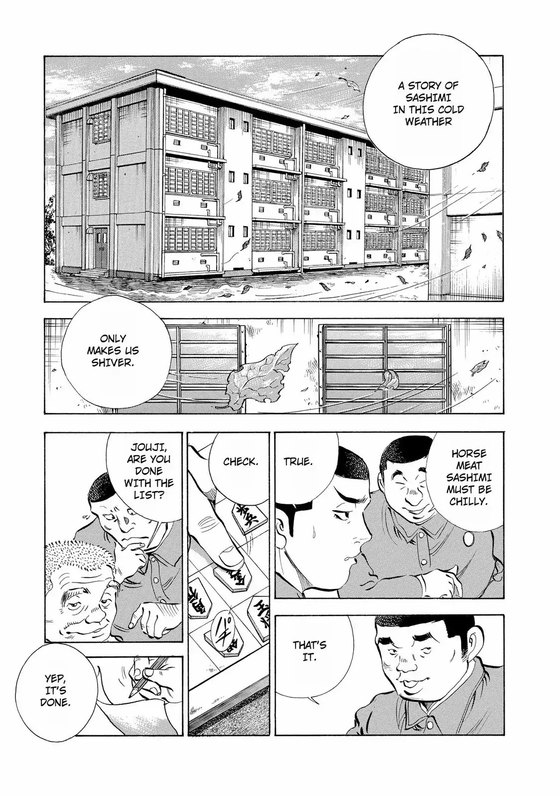 Gokudou Meshi Chapter 11 page 17 - Chapter 11: Passion for Basashi
