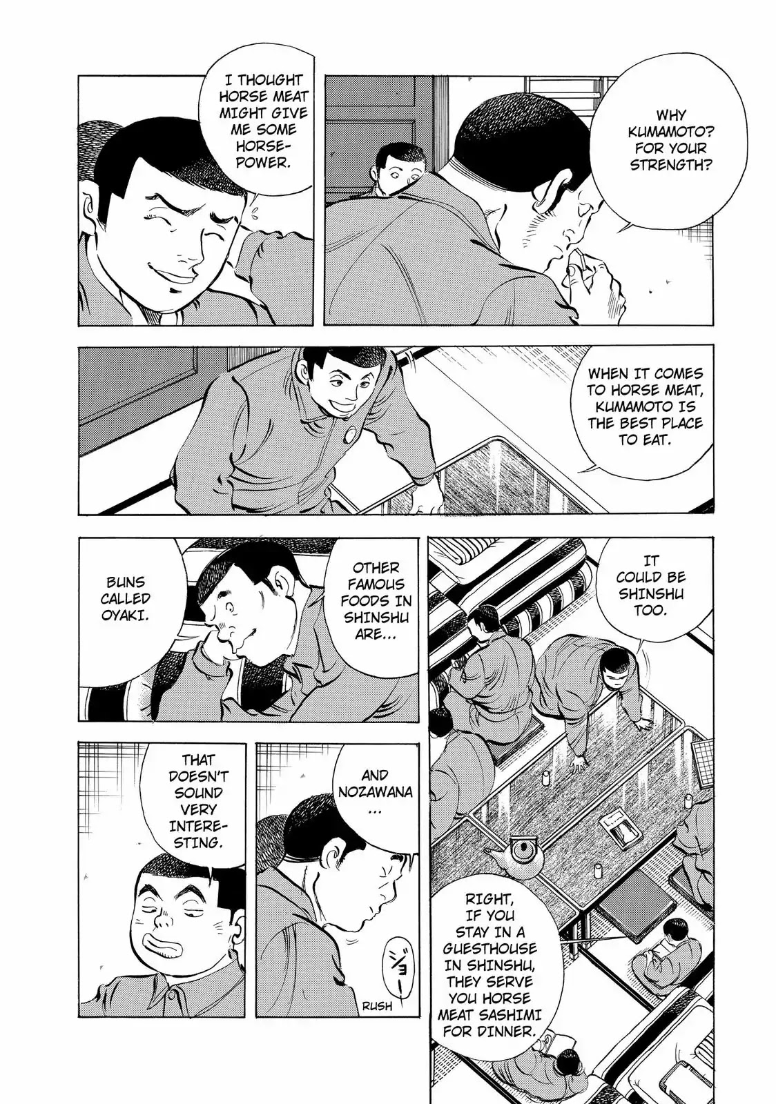 Gokudou Meshi Chapter 11 page 8 - Chapter 11: Passion for Basashi
