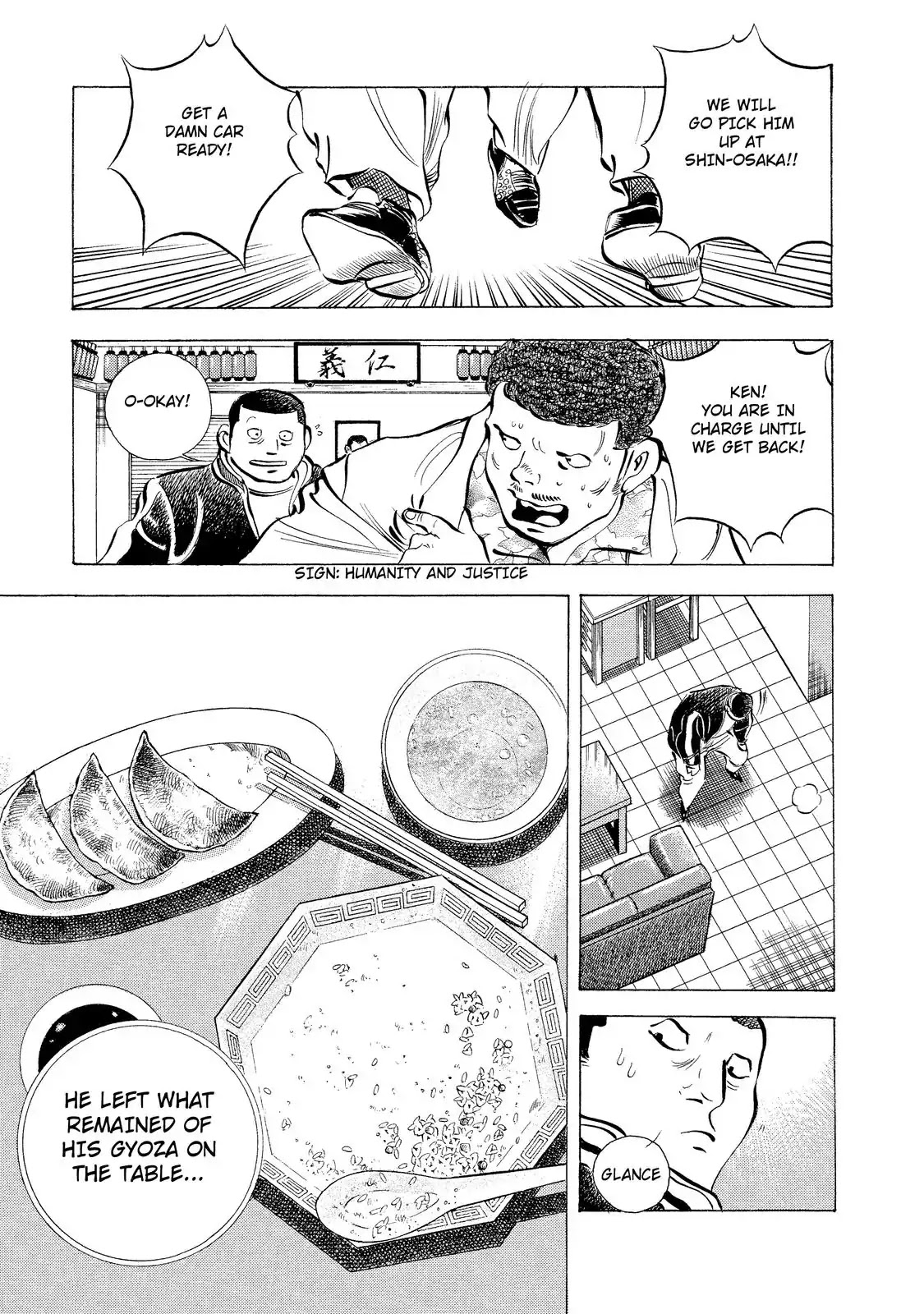 Gokudou Meshi Chapter 6 page 9 - Chapter 6: Tear-Inducing "Gyoza"