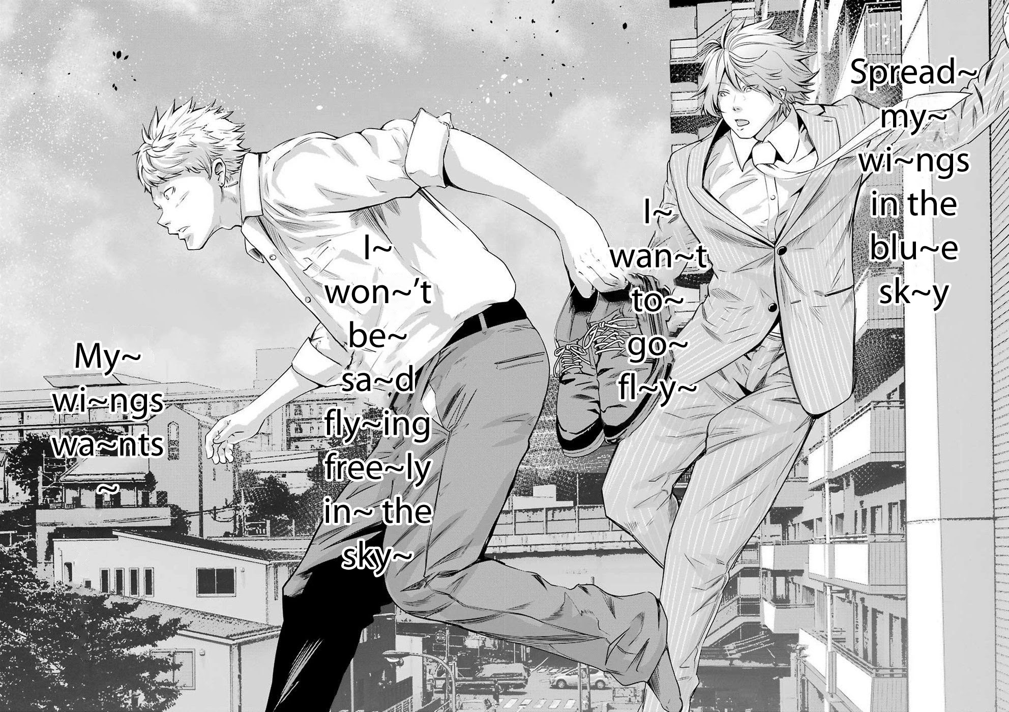 Gokudou Parasites Chapter 14 page 14 - Chapter 14: Please Give Me Wings
