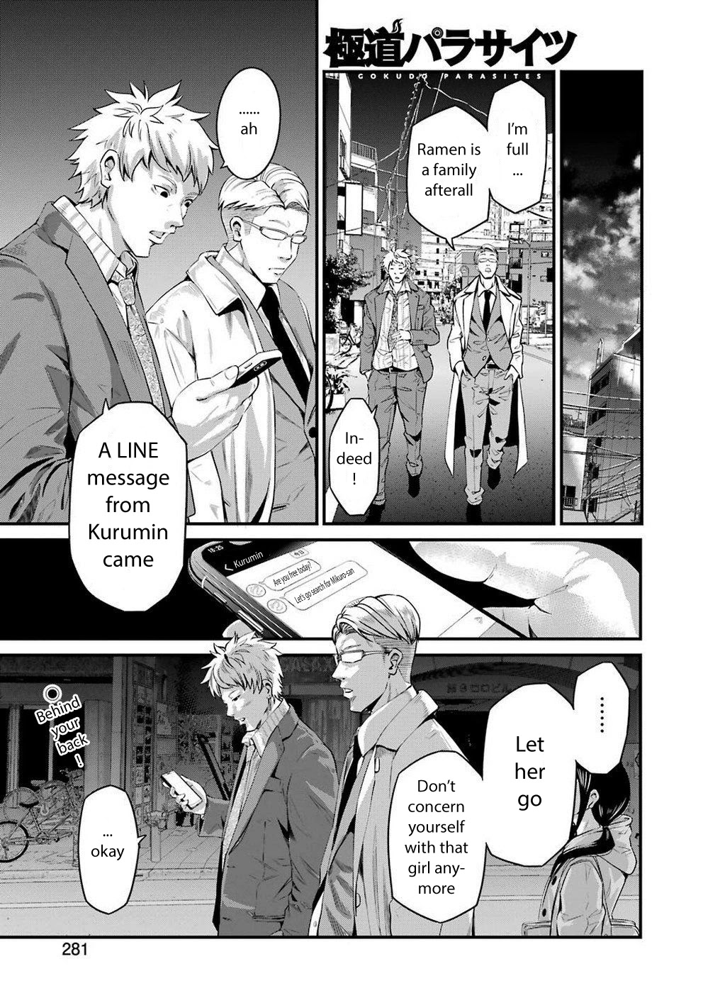 Gokudou Parasites Chapter 17 page 2 - Chapter 17: Girls On The Run