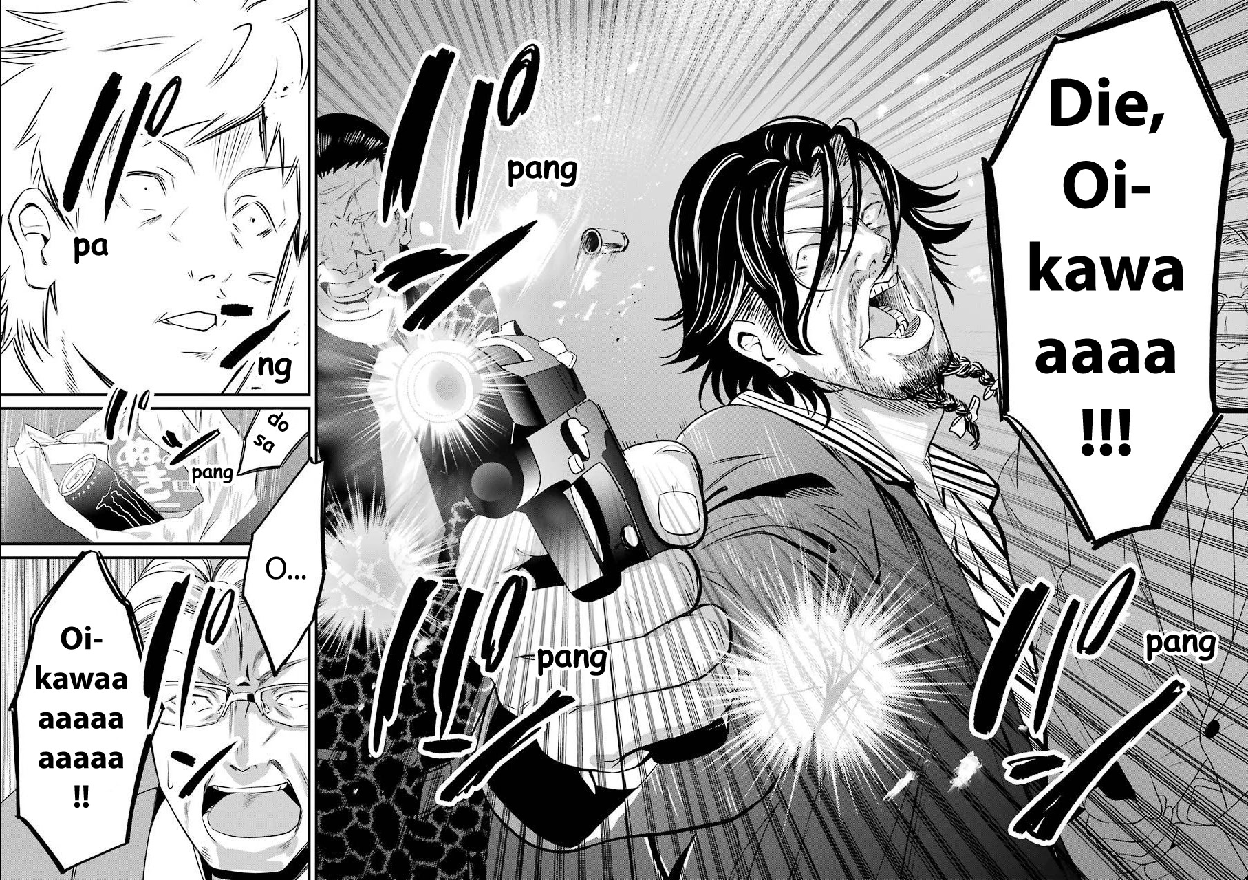Gokudou Parasites Chapter 18 page 7 - Chapter 18: Your Daughter Has Been Kidnapped, Beard Gorilla
