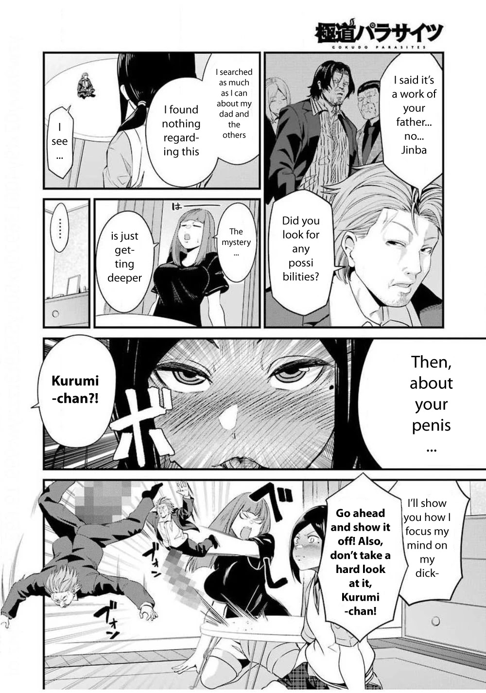 Gokudou Parasites Chapter 27 page 7 - Chapter 27: Almost a P*nis Story