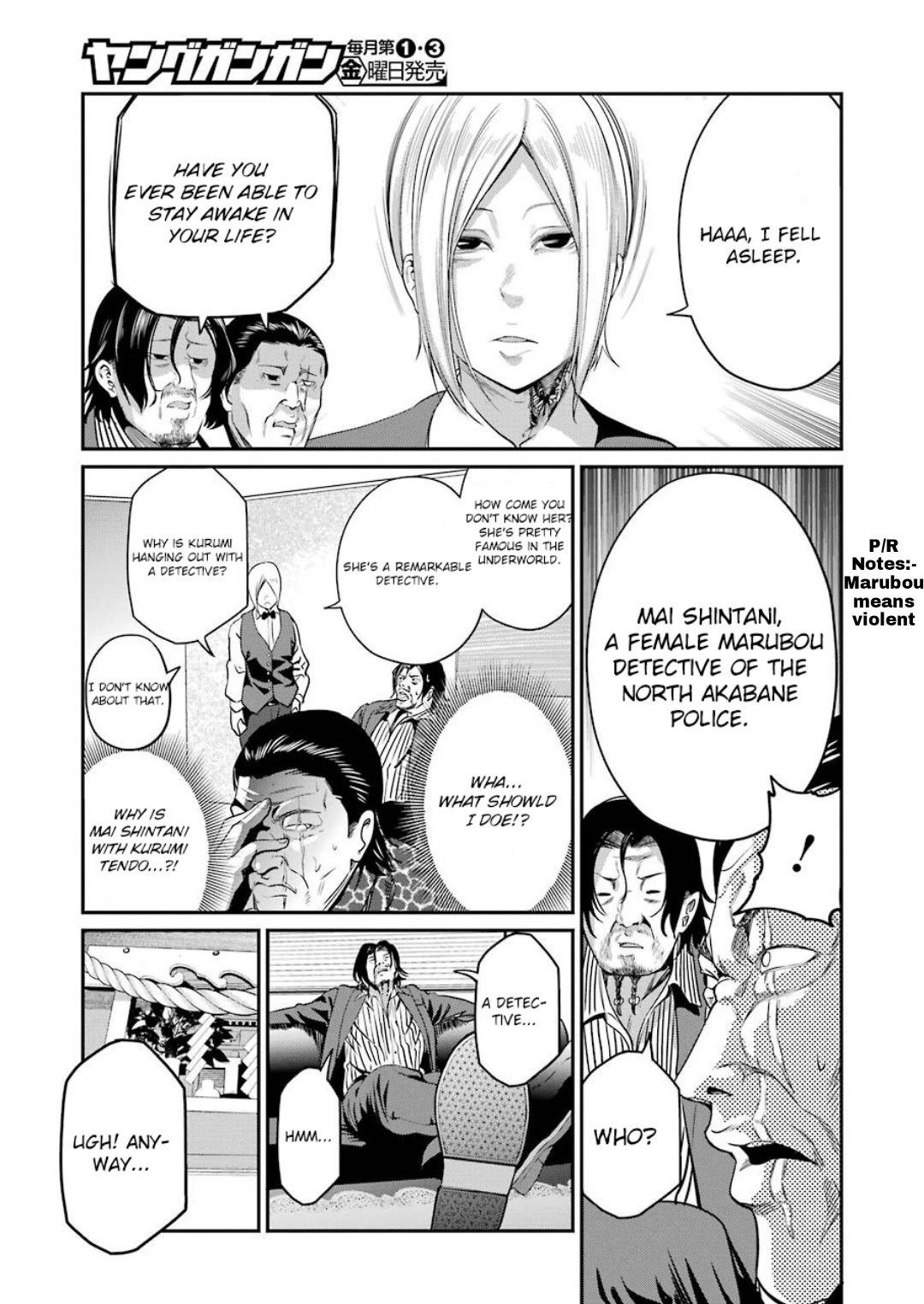 Gokudou Parasites Chapter 34 page 6 - Chapter 34: Lepezen Tetropolikyon