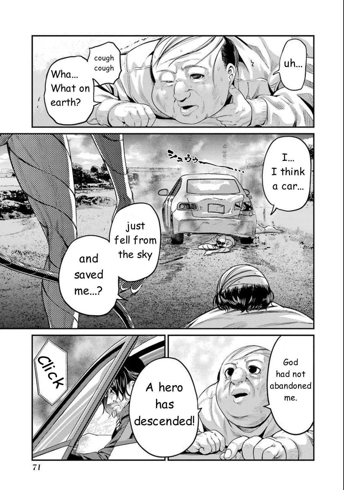 Gokudou Parasites Chapter 35 page 1 - Chapter 35: One Punch