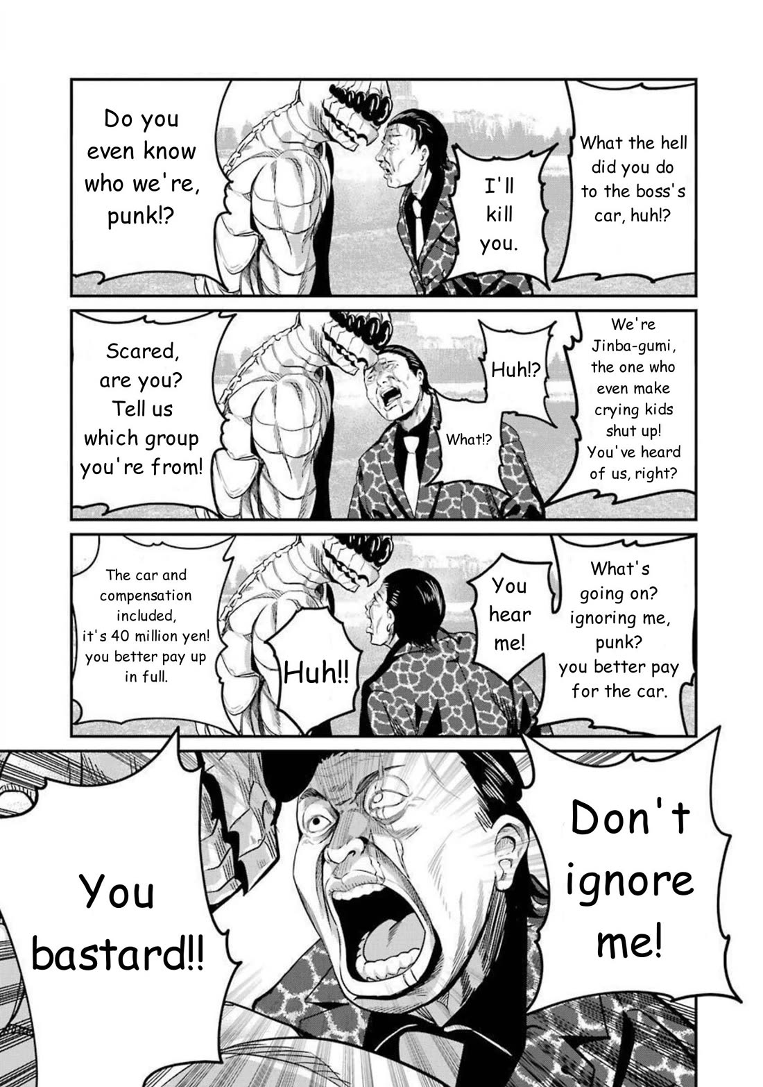 Gokudou Parasites Chapter 35 page 11 - Chapter 35: One Punch