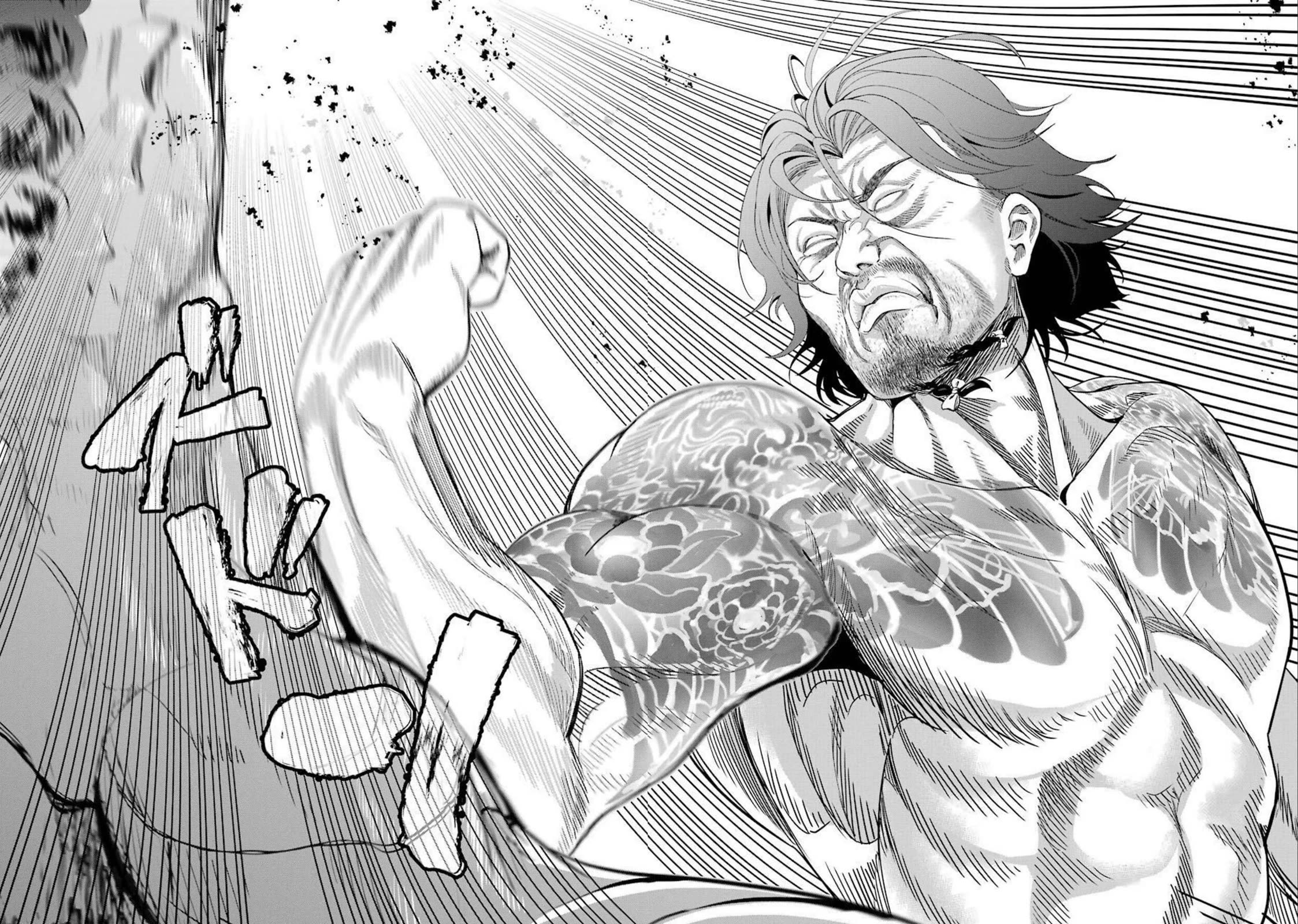 Gokudou Parasites Chapter 35 page 15 - Chapter 35: One Punch