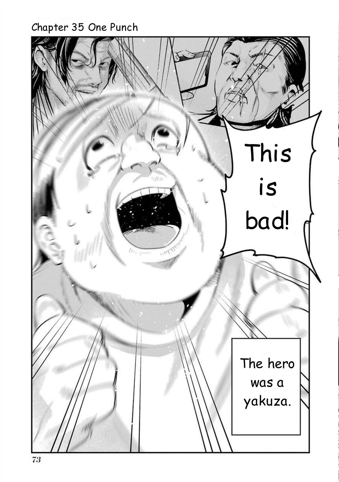 Gokudou Parasites Chapter 35 page 3 - Chapter 35: One Punch