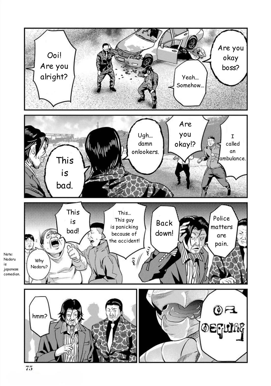 Gokudou Parasites Chapter 35 page 5 - Chapter 35: One Punch