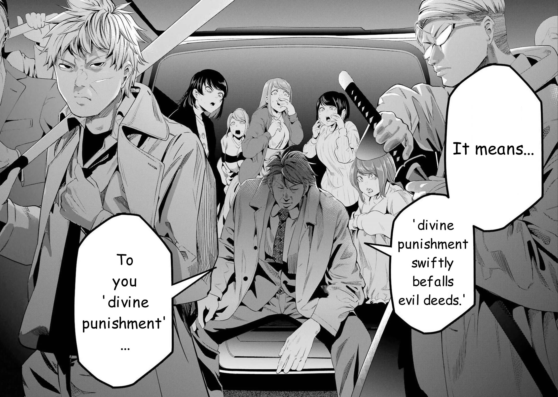 Gokudou Parasites Chapter 37 page 22 - Chapter 37: Guardians of the Kita-Akabane