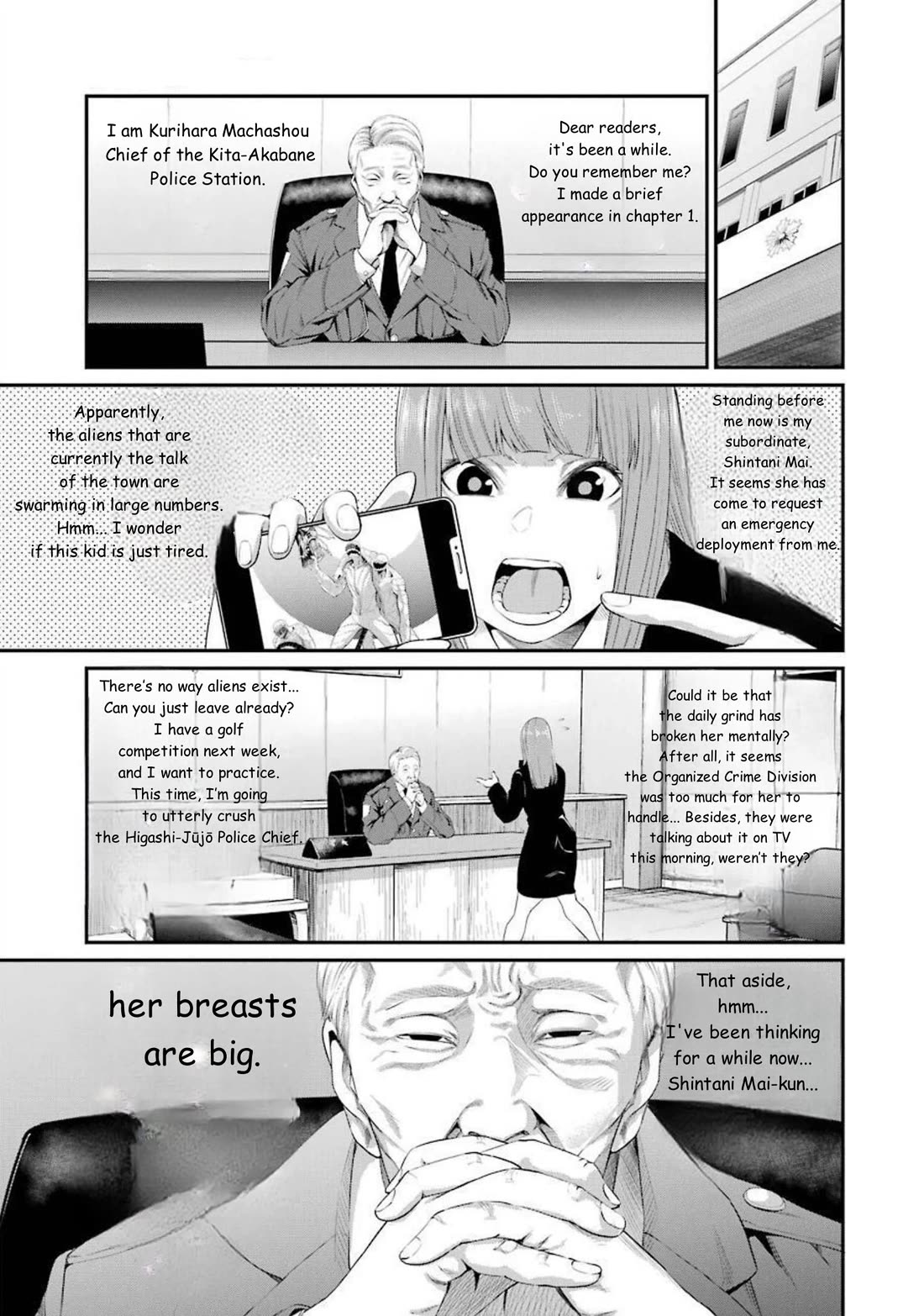 Gokudou Parasites Chapter 41 page 1 - Chapter 41: Soon...