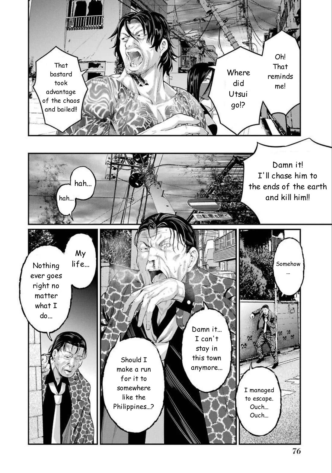Gokudou Parasites Chapter 43 page 4 - Chapter 43: Madness