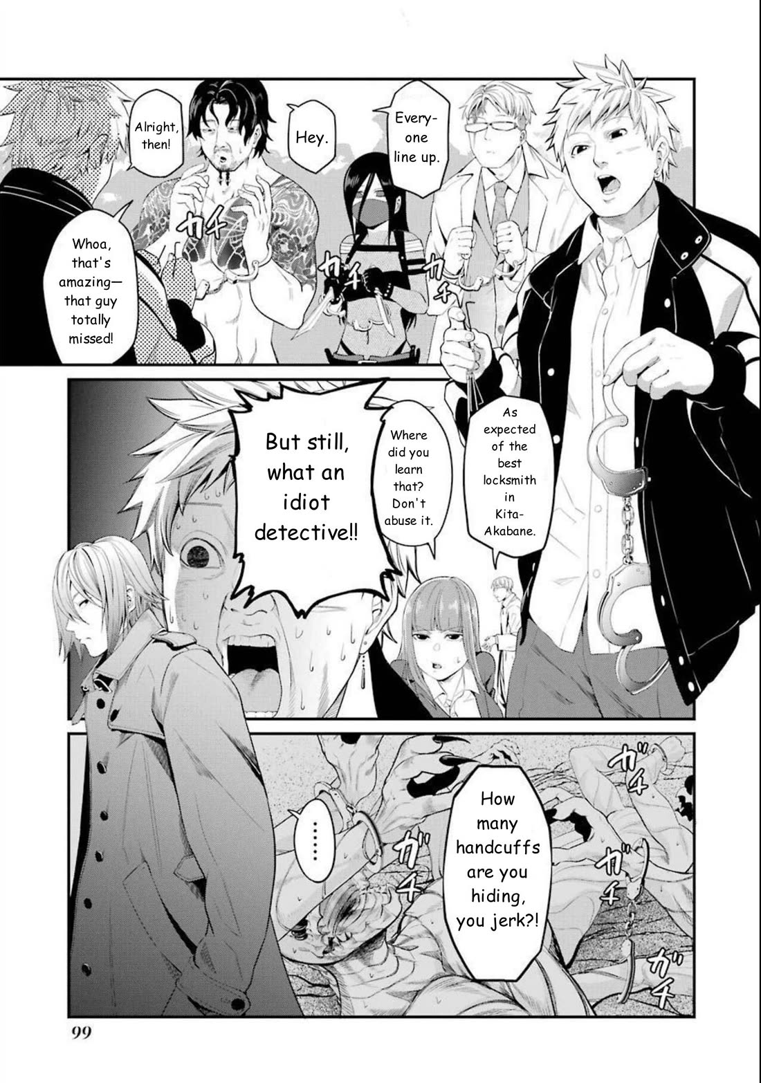 Gokudou Parasites Chapter 44 page 1 - Chapter 44: Is This the Time to be Saying That!?