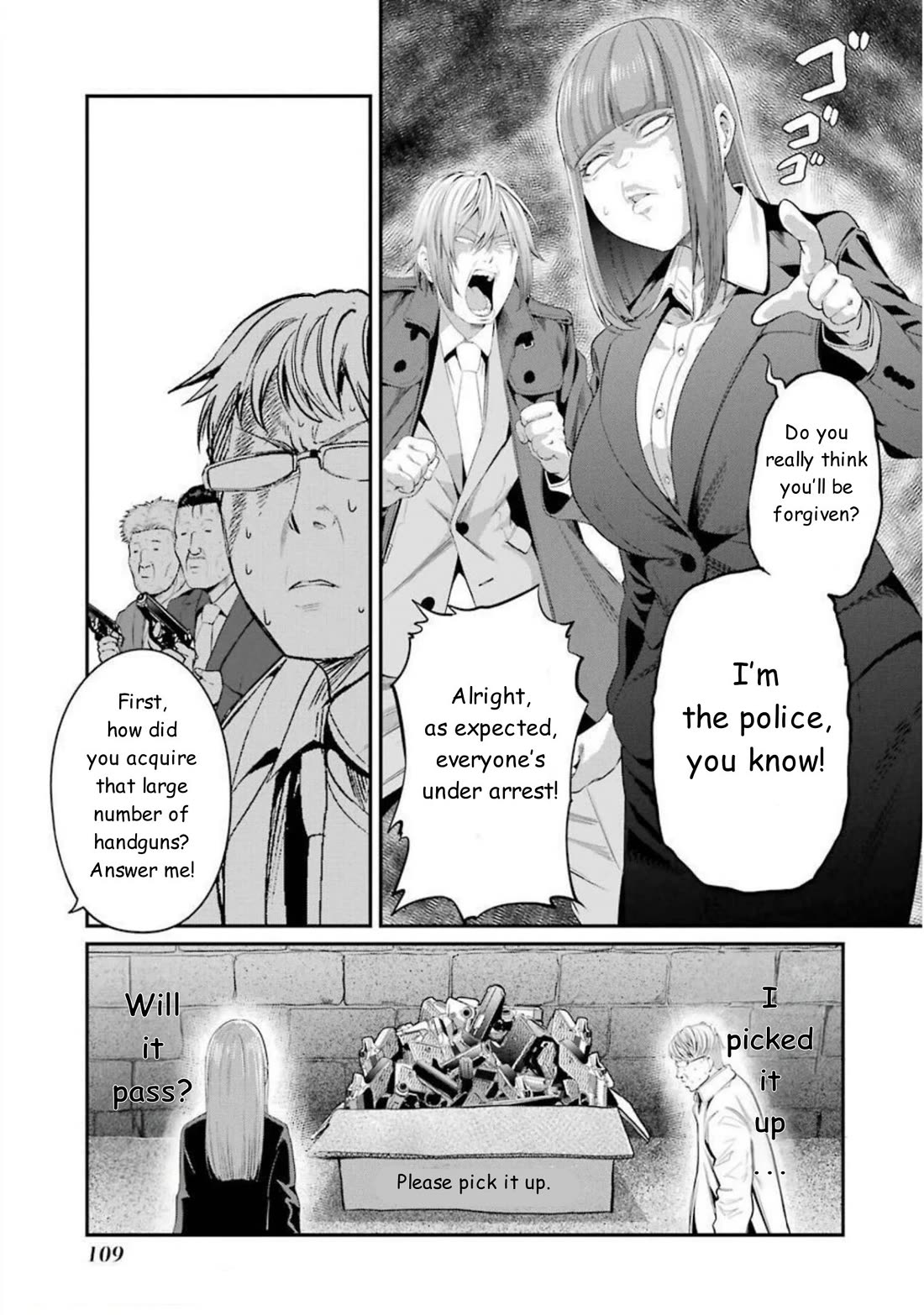 Gokudou Parasites Chapter 44 page 11 - Chapter 44: Is This the Time to be Saying That!?