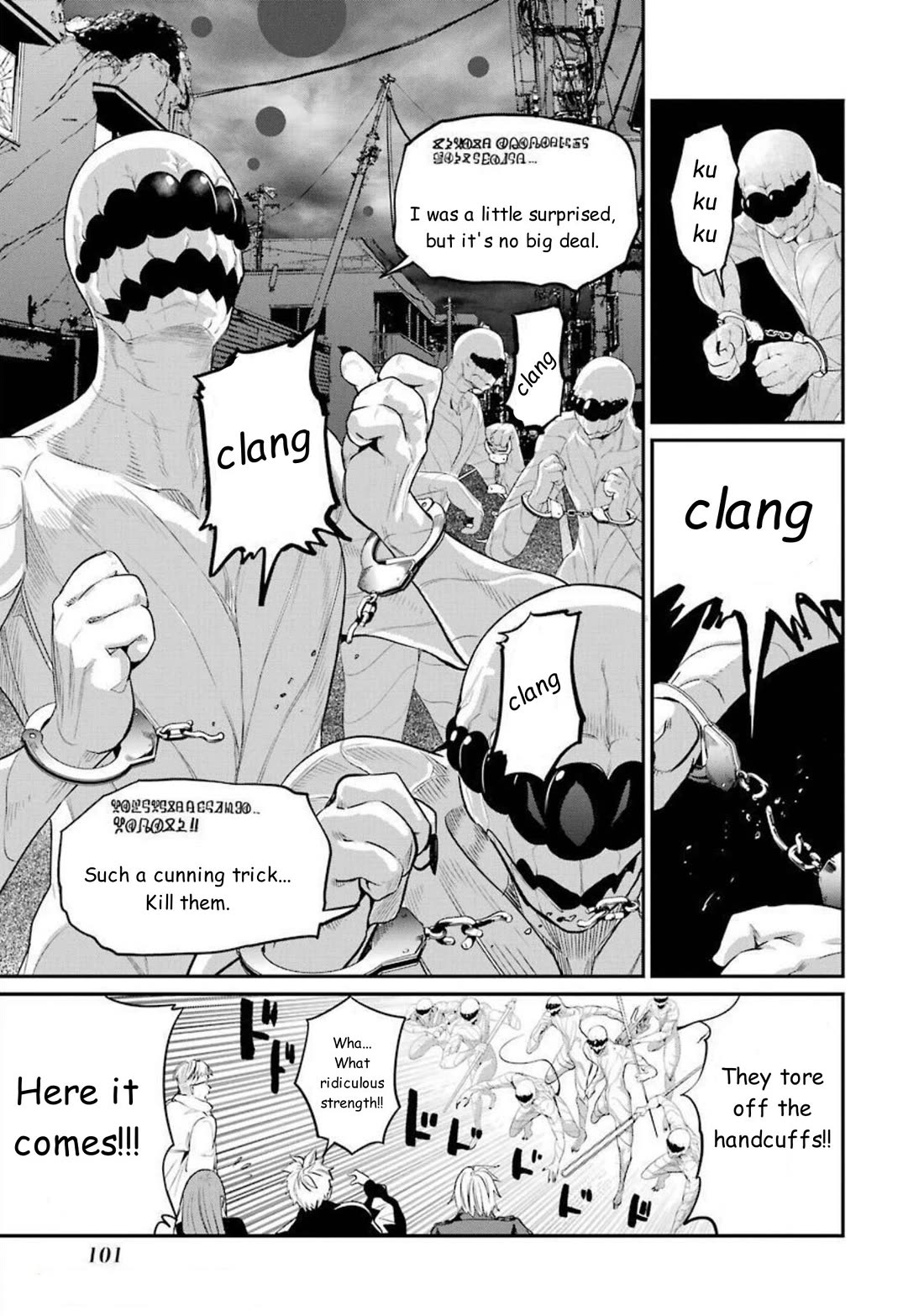 Gokudou Parasites Chapter 44 page 3 - Chapter 44: Is This the Time to be Saying That!?
