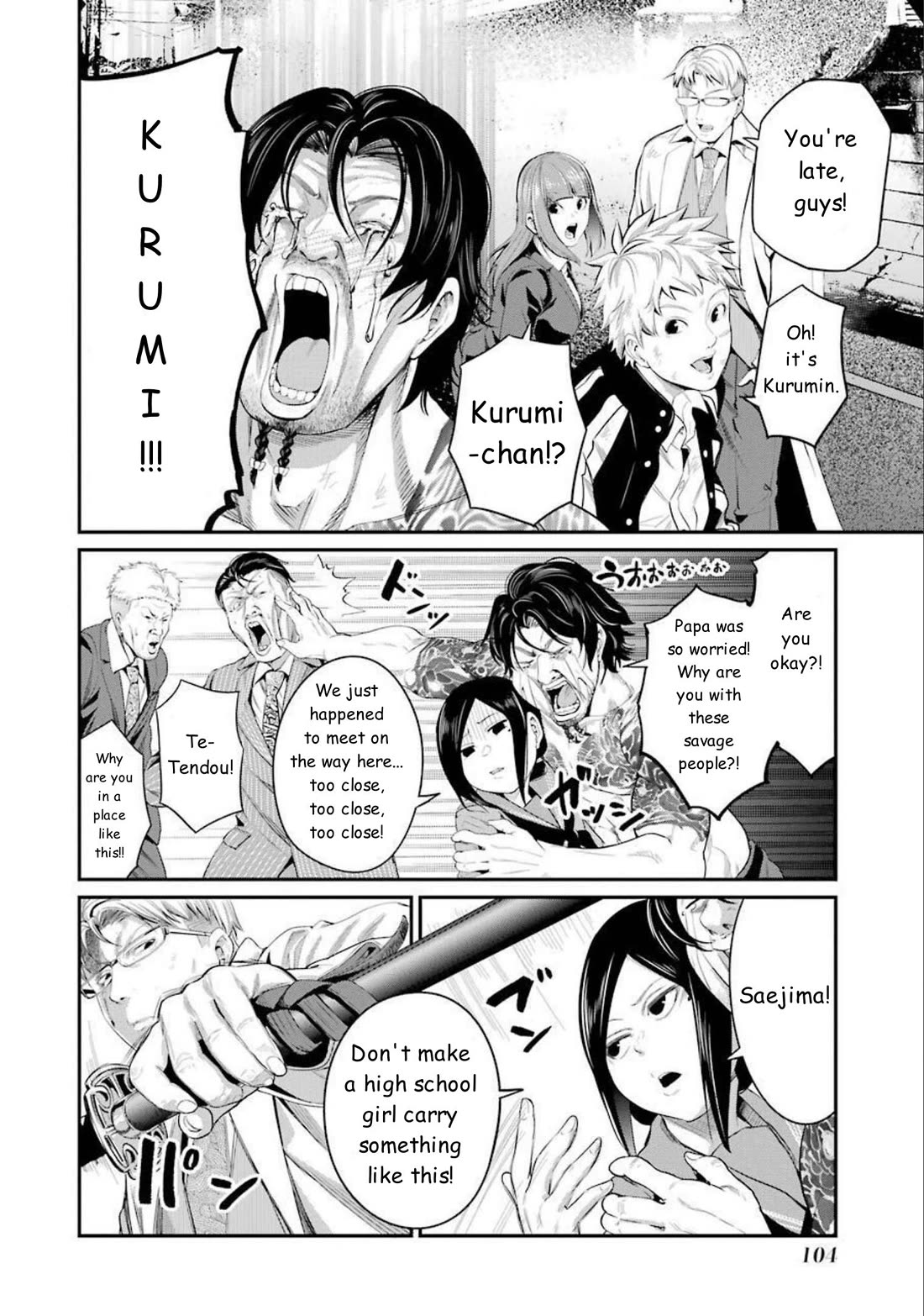 Gokudou Parasites Chapter 44 page 6 - Chapter 44: Is This the Time to be Saying That!?