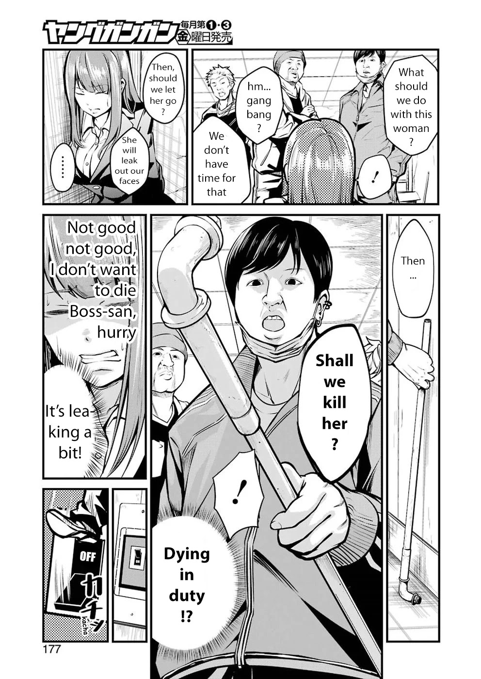 Gokudou Parasites Chapter 6 page 11 - Chapter 6: Spilt Water Will Not Go Back In Its Tray