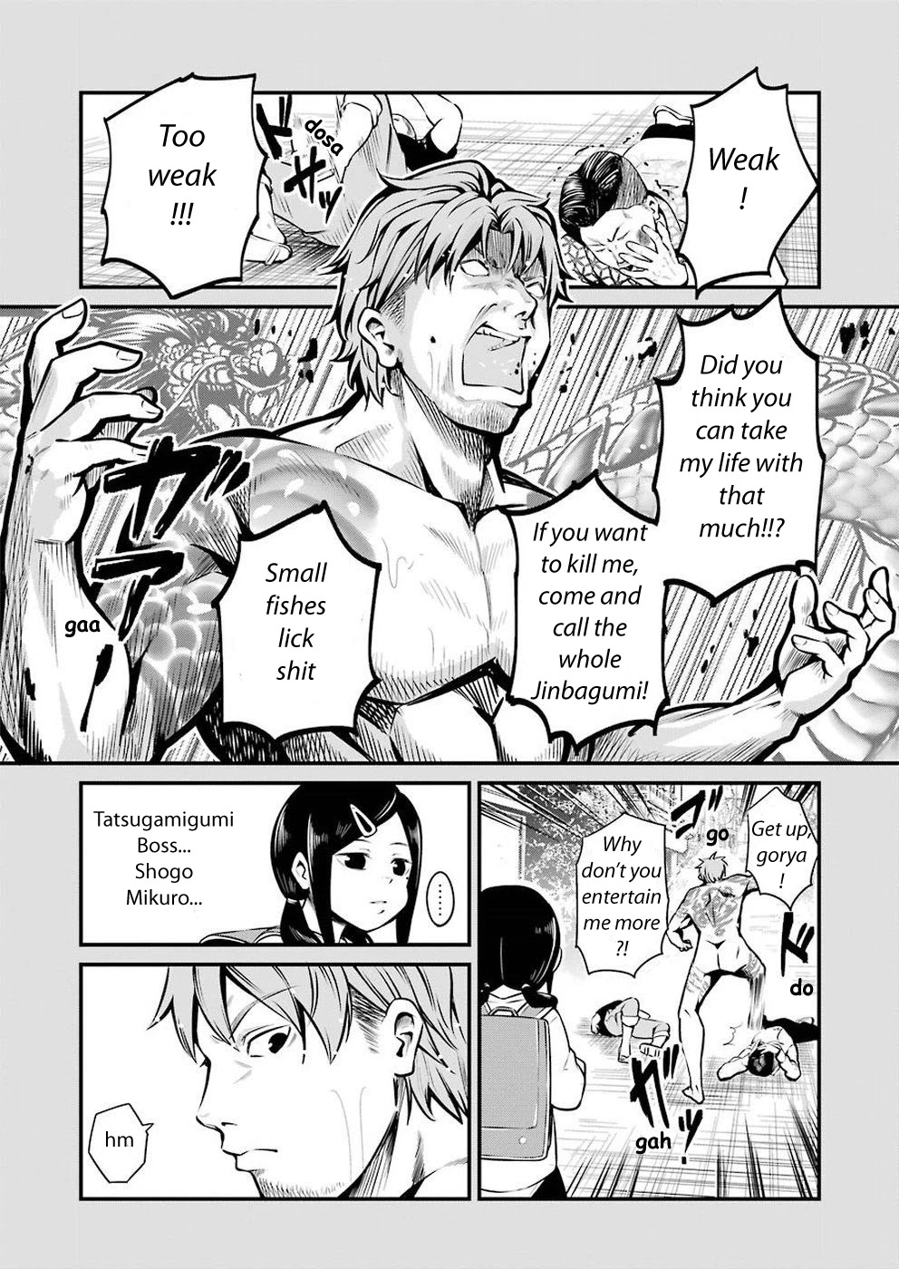 Gokudou Parasites Chapter 8 page 10 - Chapter 8: 893 With JK -Last Part-