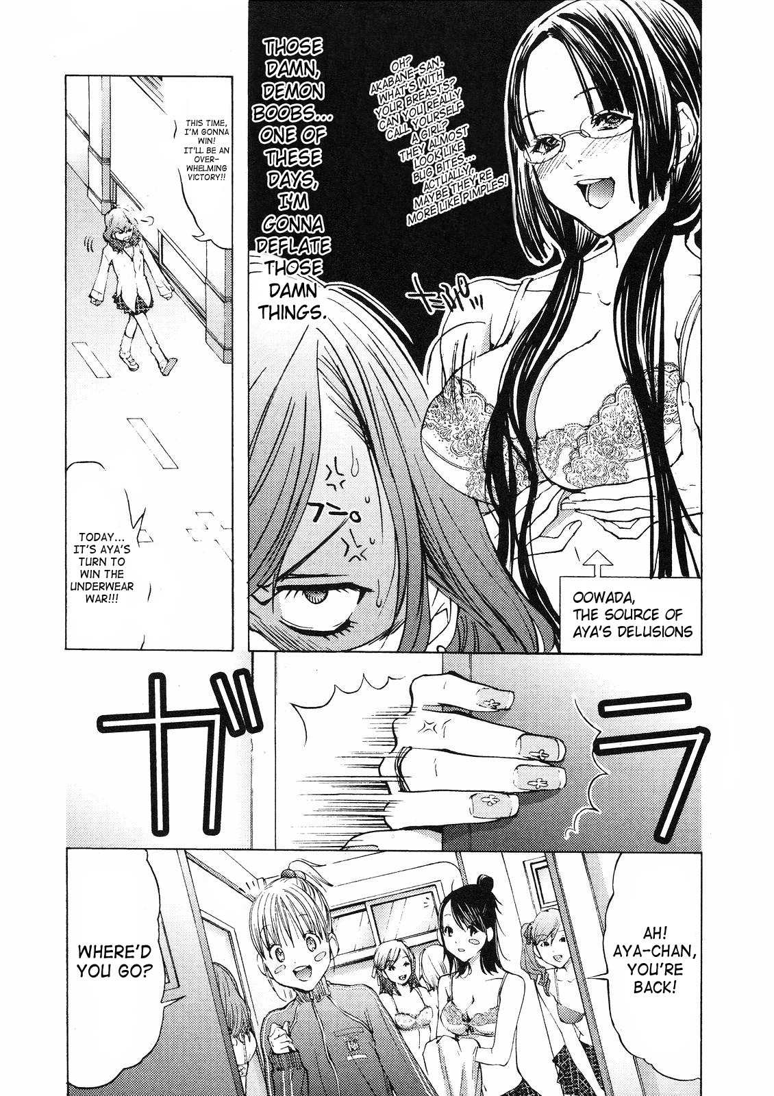 Gokujo. - Gokurakuin Joshikouryou Monogatari Chapter 4 page 3 - Chapter 4: Body Measurements 2: Underwear Duel!