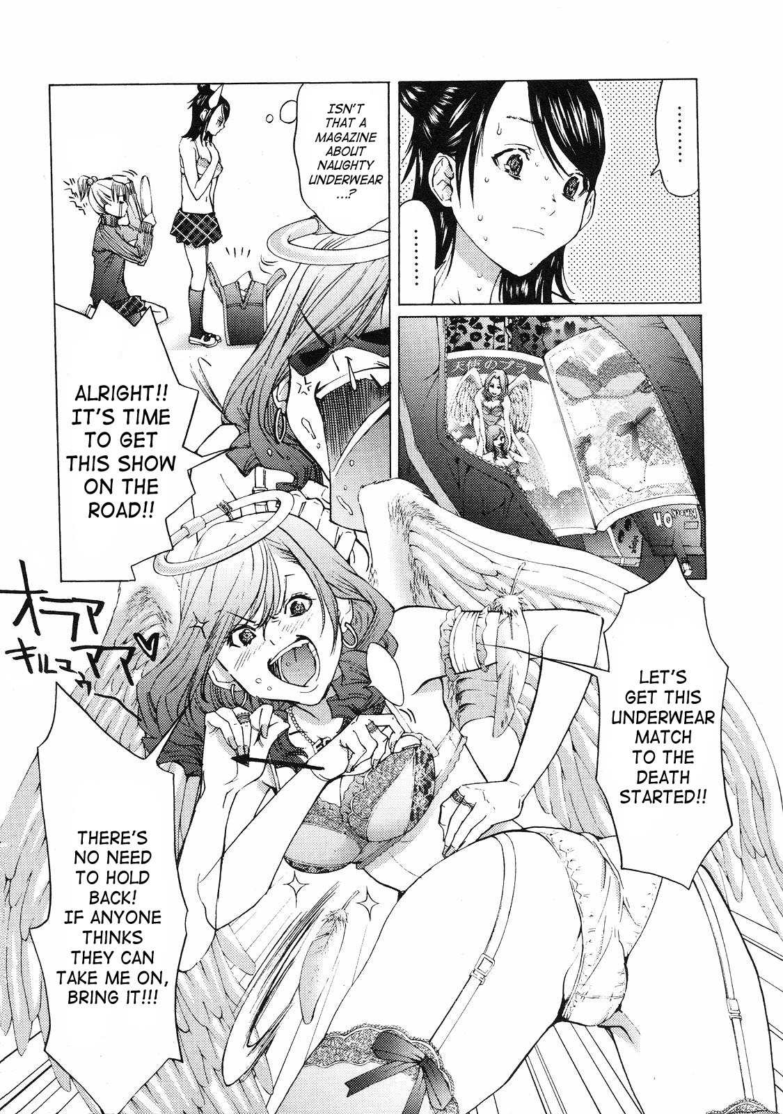 Gokujo. - Gokurakuin Joshikouryou Monogatari Chapter 4 page 8 - Chapter 4: Body Measurements 2: Underwear Duel!