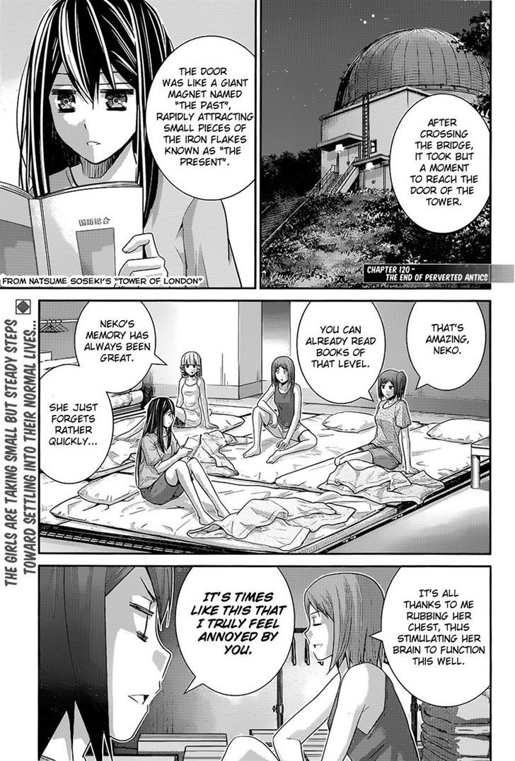 Gokukoku no Brynhildr Chapter 120 page 1 - Chapter 120 : The End of Perverted Antics