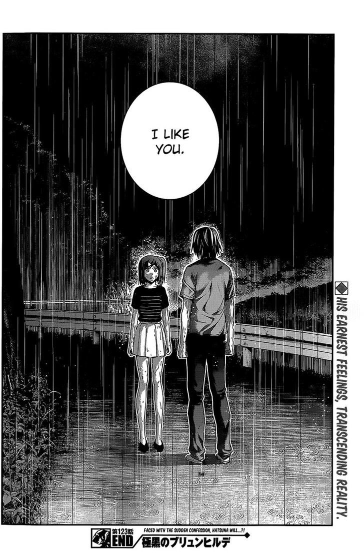 Gokukoku no Brynhildr Chapter 123 page 18 - Chapter 123 : Echoes in the Rain