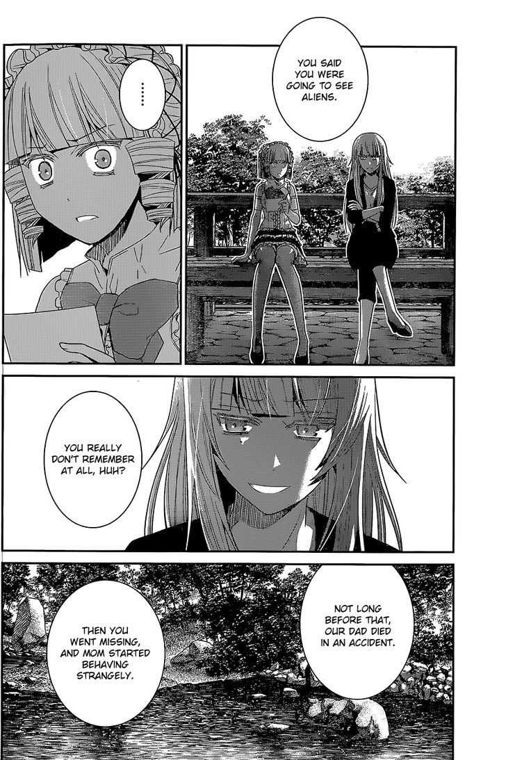 Gokukoku no Brynhildr Chapter 147 page 4 - Chapter 147 : Twin hopes