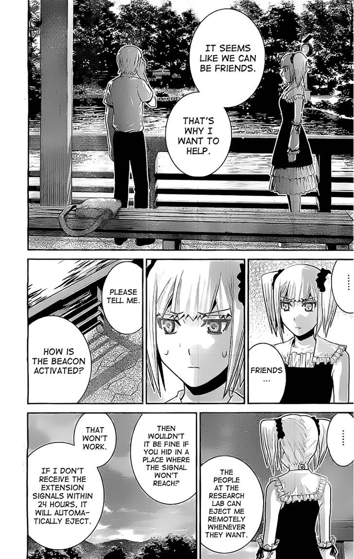 Gokukoku no Brynhildr Chapter 33 page 11 - Chapter 33 : Girl and Gun